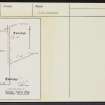 Sandyhall, HY31NE 7, Ordnance Survey index card, Recto