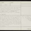 Knowe Of Burrian, HY31NW 2, Ordnance Survey index card, page number 2, Recto