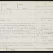 Ingshowe, HY31SE 5, Ordnance Survey index card, Recto