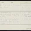 Brodgar Farm, HY31SW 10, Ordnance Survey index card, Recto