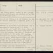 Rousay, Westness, HY32NE 7, Ordnance Survey index card, page number 2, Verso