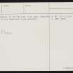 Quoys, HY32NE 25, Ordnance Survey index card, page number 2, Recto