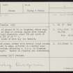 Durkadale, HY32NW 14, Ordnance Survey index card, Recto