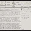 Redland, HY32SE 17, Ordnance Survey index card, page number 1, Recto