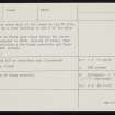 Rousay, Midhowe, HY33SE 2, Ordnance Survey index card, page number 3, Recto