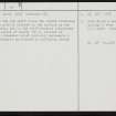 Rousay, South Howe, HY33SE 10, Ordnance Survey index card, page number 2, Verso