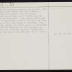 Rousay, Westside, The Wirk, HY33SE 17.1, Ordnance Survey index card, page number 5, Recto