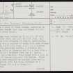 Rousay, Quandale, HY33SE 21, Ordnance Survey index card, page number 1, Recto