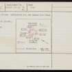 The Five Hillocks, Rashieburn, HY40NE 4, Ordnance Survey index card, page number 3, Recto