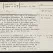 'Grimsquoy', HY40NE 9, Ordnance Survey index card, page number 1, Recto