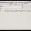 'Grimsquoy', HY40NE 9, Ordnance Survey index card, Recto
