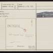 Hillock Of Garth, HY40NE 10, Ordnance Survey index card, page number 2, Verso