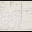 West Puldrite, HY41NW 3, Ordnance Survey index card, Recto