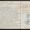 Quanterness, HY41SW 4, Ordnance Survey index card, page number 1, Recto