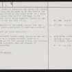 Egilsay, Howan, HY42NE 3, Ordnance Survey index card, page number 2, Verso