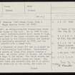 Rousay, Taversoe Tuick, HY42NW 2, Ordnance Survey index card, page number 1, Recto