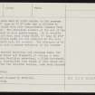 Rousay, Taversoe Tuick, HY42NW 2, Ordnance Survey index card, page number 3, Recto