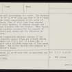 Rousay, Blackhammer, HY42NW 3, Ordnance Survey index card, page number 2, Verso