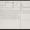 Wyre, Hallbreck, HY42NW 42, Ordnance Survey index card, page number 1, Recto