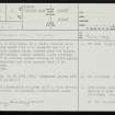 Kili Holm, HY43SE 4, Ordnance Survey index card, page number 1, Recto