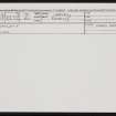 Rousay, Faraclett, HY43SW 9, Ordnance Survey index card, Recto