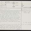 Rousay, Faraclett, HY43SW 9, Ordnance Survey index card, page number 1, Recto