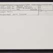 Bloody Quoy, HY50NE 25, Ordnance Survey index card, Recto
