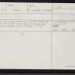 Bloody Quoy, HY50NE 25, Ordnance Survey index card, page number 1, Recto