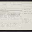 Ness Battery, HY50NW 5, Ordnance Survey index card, page number 1, Recto