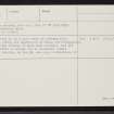 Ness Battery, HY50NW 5, Ordnance Survey index card, page number 2, Verso