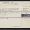 Breck, HY50NW 11, Ordnance Survey index card, page number 1, Recto
