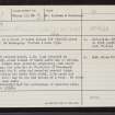 Mussaquoy, HY50SE 1, Ordnance Survey index card, page number 1, Recto