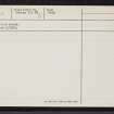Warthill, HY50SW 15, Ordnance Survey index card, page number 2, Verso