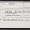 Faray, HY53NW 1, Ordnance Survey index card, Recto