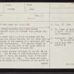 Eday, Eday Church, HY53SE 5, Ordnance Survey index card, page number 1, Recto