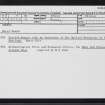 Stronsay, Odness, HY62NE 8, Ordnance Survey index card, Recto