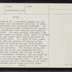Sanday, Augmund Howe West, HY63NE 5, Ordnance Survey index card, page number 2, Verso