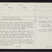 Sanday, Elsness, HY63NE 6, Ordnance Survey index card, page number 1, Recto