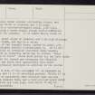 Sanday, Tofts Ness, HY74NE 1, Ordnance Survey index card, page number 4, Verso