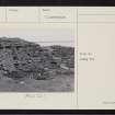 North Ronaldsay, Broch Of Burrian, HY75SE 3, Ordnance Survey index card, page number 3, Verso