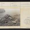 St Kilda, Hirta, Gleann Mor, NA00SE 1, Ordnance Survey index card, page number 6, Verso