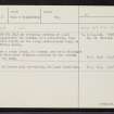 Lewis, Traigh Na Clibhe, NB03NE 5, Ordnance Survey index card, Recto