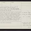 Lewis, Callanish, NB23SW 1, Ordnance Survey index card, page number 3, Recto