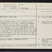 Lewis, Upper Coll, Dunan, NB43NE 1, Ordnance Survey index card, page number 1, Recto