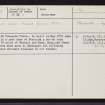 Lewis, Steinish, NB43SW 4, Ordnance Survey index card, Recto