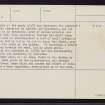 Lewis, Galson, NB45NW 2, Ordnance Survey index card, page number 4, Verso