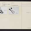 Lewis, Galson, NB45NW 2, Ordnance Survey index card, page number 1, Recto