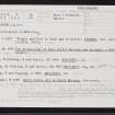 Lewis, Galson, NB45NW 2, Ordnance Survey index card, Recto