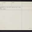 Lewis, Galson, Dun Sabhuill, NB45NW 3, Ordnance Survey index card, page number 2, Verso