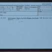 Lewis, Dun Mara, NB46SE 5, Ordnance Survey index card, Recto